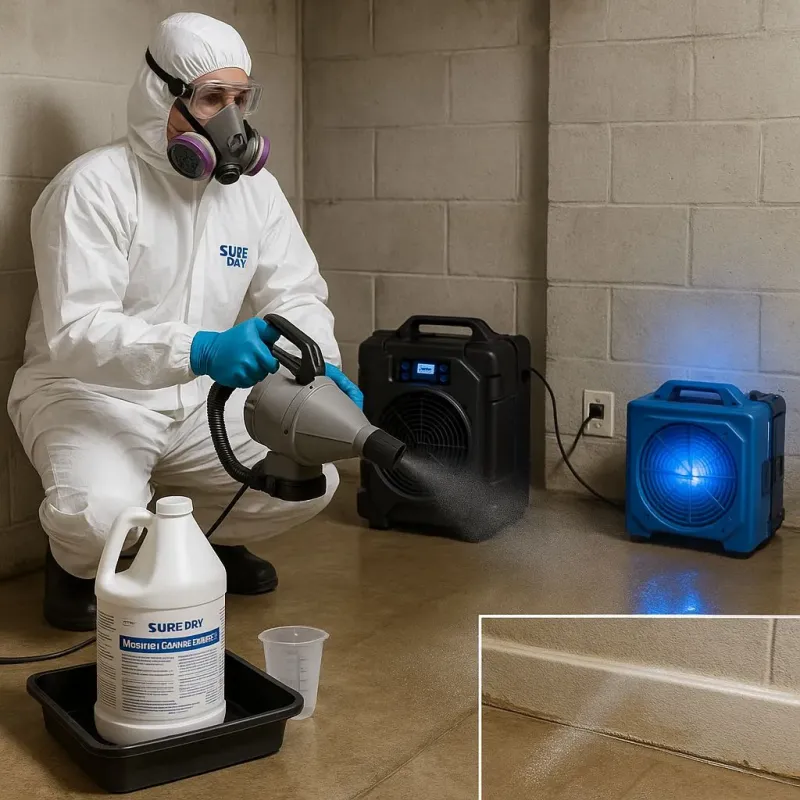 Sanitization and Odor Removal process in Wilmington, OH
