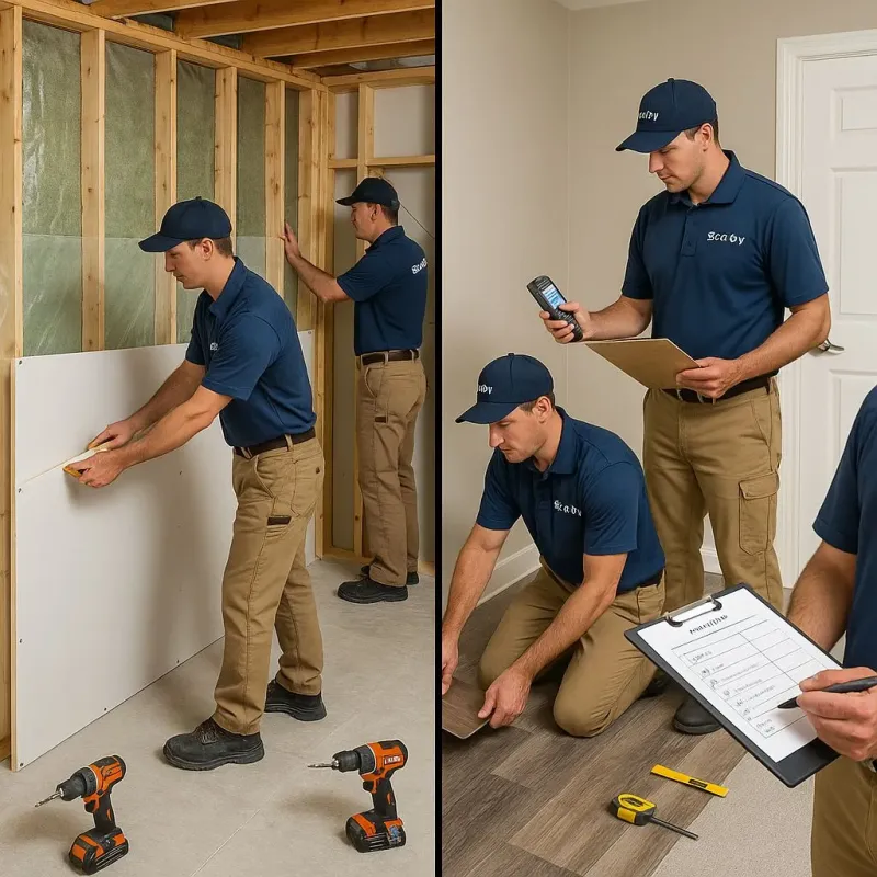 Repairs and Reconstruction process in Wilmington, OH